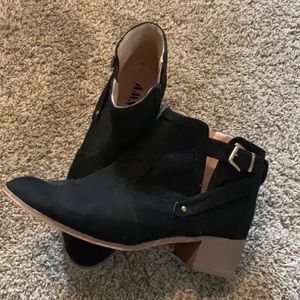 Black ankle boots